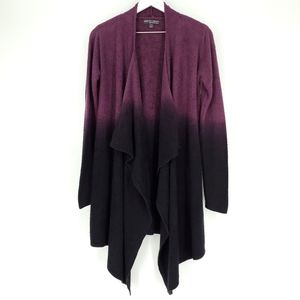 Barefoot Dreams Purple and Black Ombre Cardigan size S/M. EUC